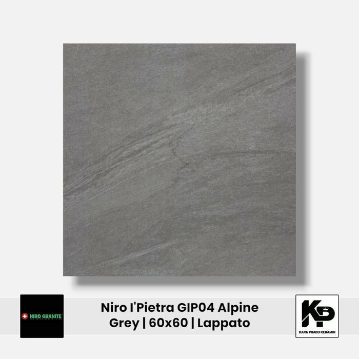 Granit NIRO GRANITE I'Pietra GIP04 Alpine Grey Lappato 60x60 Cm