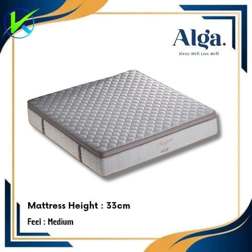 Kasur Alga Spring Bed Indyra T.33Cm Ukuran 180X200 - Hanya Kasur