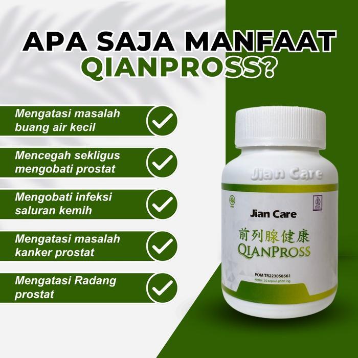 11wa- Jian Care Qianpross - Obat Herbal Atasi Sering Kencing Prostat Isk, Terdaftar Bpom