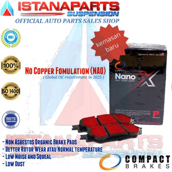 Brake Pad / Kampas Rem Depan Grand Livina Compact Original 2013-2017