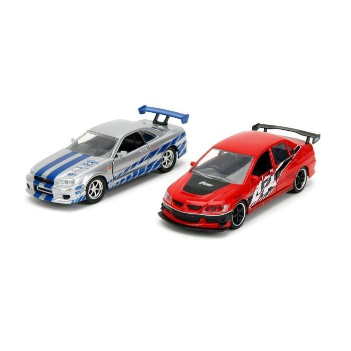 Jada 1:32 - Fast & Furious Twin Pack Lancer IX & Nissan Skyline GT-R