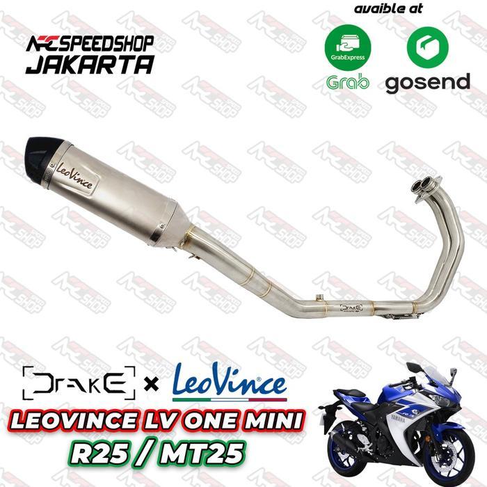 KNALPOT LEOVINCE LV ONE MINI R25 / MT25 FULLSYSTEM