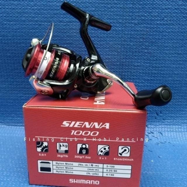 Terlaris- Reel Pancing Shimano Sienna Fg 1000 -Gratisongkir