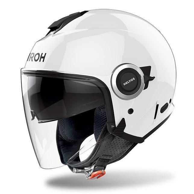 AIROH HELYOS WHITE GLOSS HALF FACE