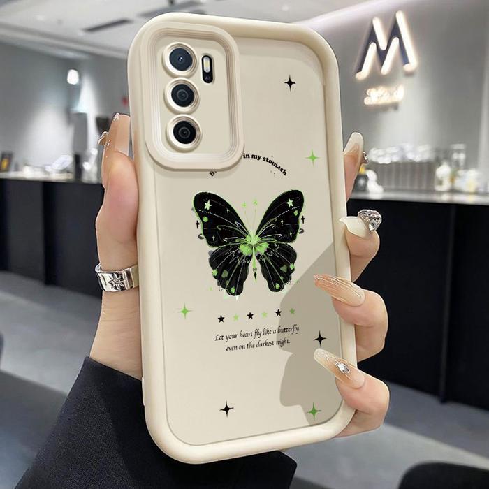 Casing Hp Untuk OPPO A16 OPPO A16s OPPO A54s Case Hp Pola Kupu-kupu Kartun Kasing pelindung Cesing