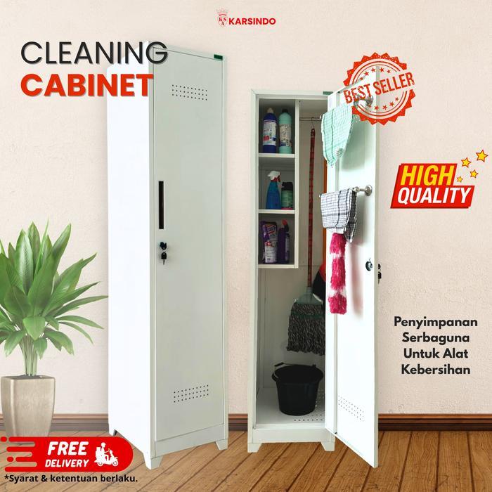 BERKUALITAS! LEMARI ALAT KEBERSIHAN LEMARI SAPU LEMARI PEL CS2