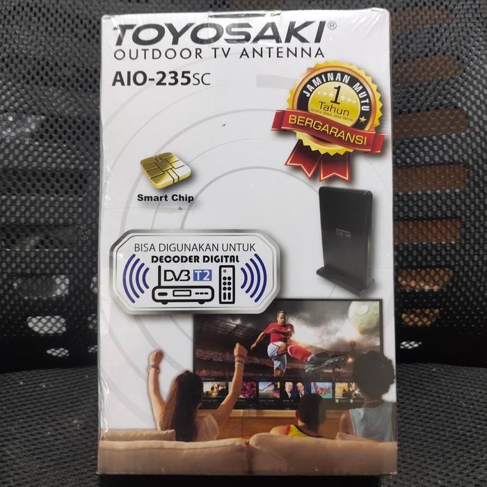 ID ANTENA SET TOP BOX ANTENA TV DIGITAL/ANALOG TOYOSAKI AIO 235-SC
