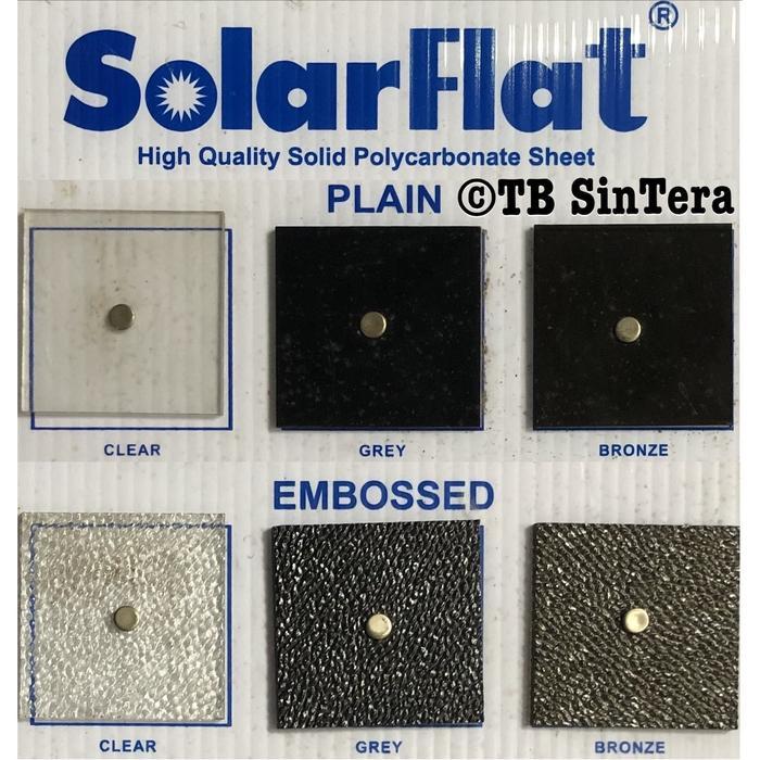 porxx- Atap Polycarbonate Impralon Solarflat Plain Untuk Pagar / Atap