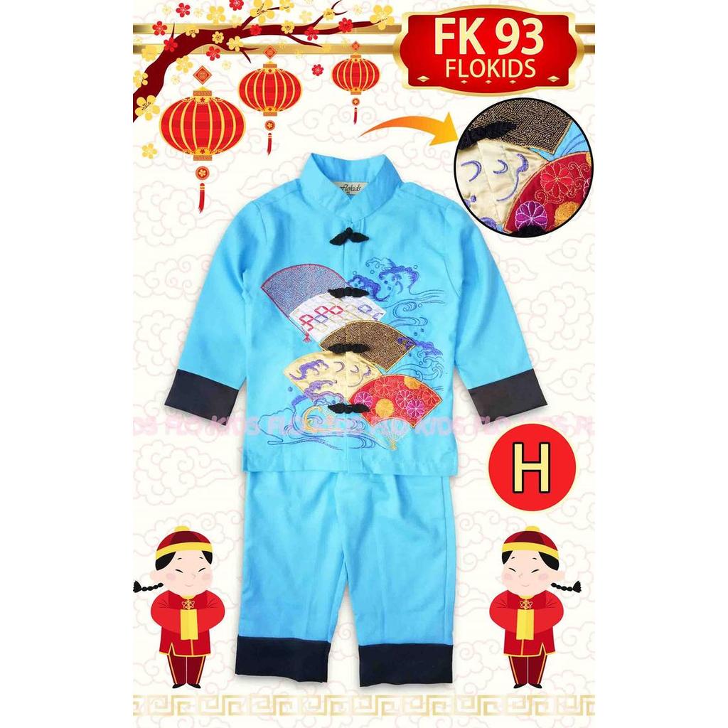 SIAPKIRIM Baju CNY Imlek Cheongsam Qibao Anak Cowok Impor Gold, Red, Blue Dragon READY STOCK
