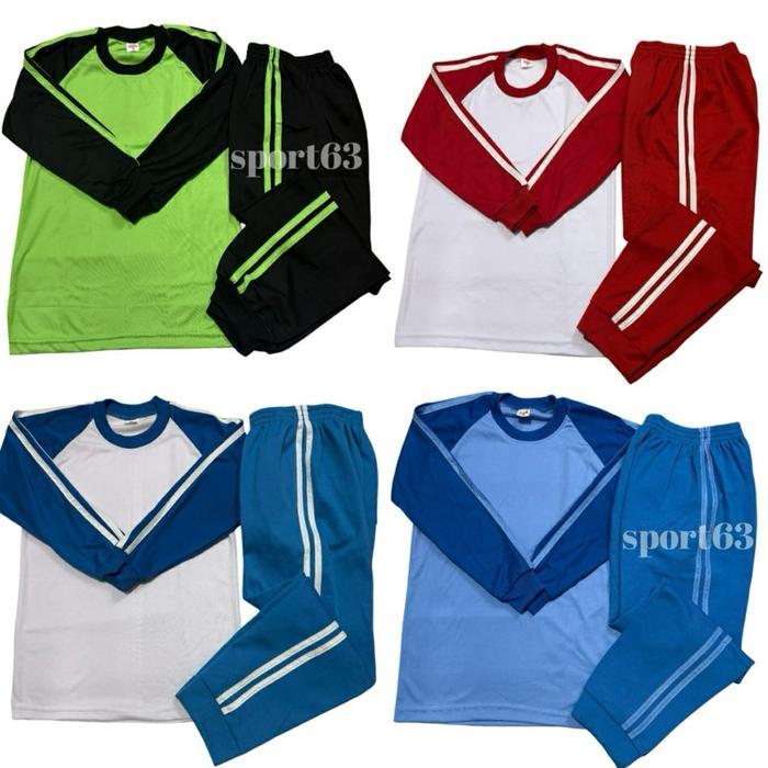 Seragam Olahraga Anak Sdmadrasahseragam Olahraga Anak Sd Lengan Panjangsatu Set Seragam Olahraga