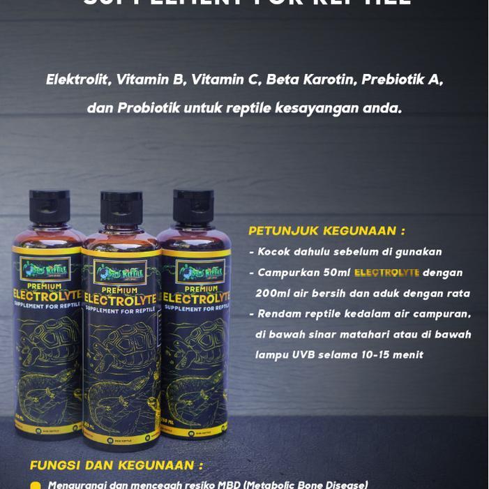 PREMIUM ELECTROLYTE SUPPLEMENT FOR REPTILE BY BUMI REPTILE