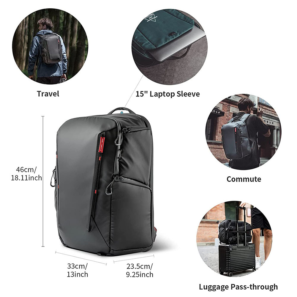 Pgytech Onemo Lite Camera Backpack 22L For Dji Sony Canon Nikon Osmo
