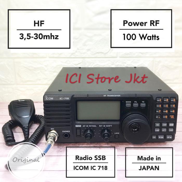 Icom Ic 718 / Radio Ssb Icom / Radio Hf / Radio All Band Original