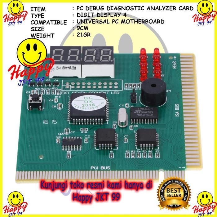 Pc Debug Diagnostic Analyzer Pci Card 4 Digit