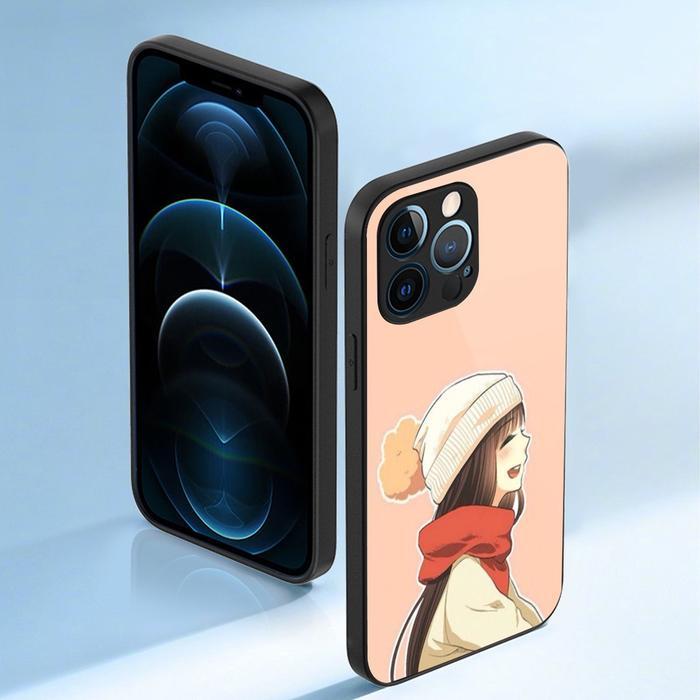 Sugihmakmur29 Flipper Case Couple Kartun Estetik Untuk Iphone 13 14 12 11 Pro Max Xr Xs X 7 8 Plus