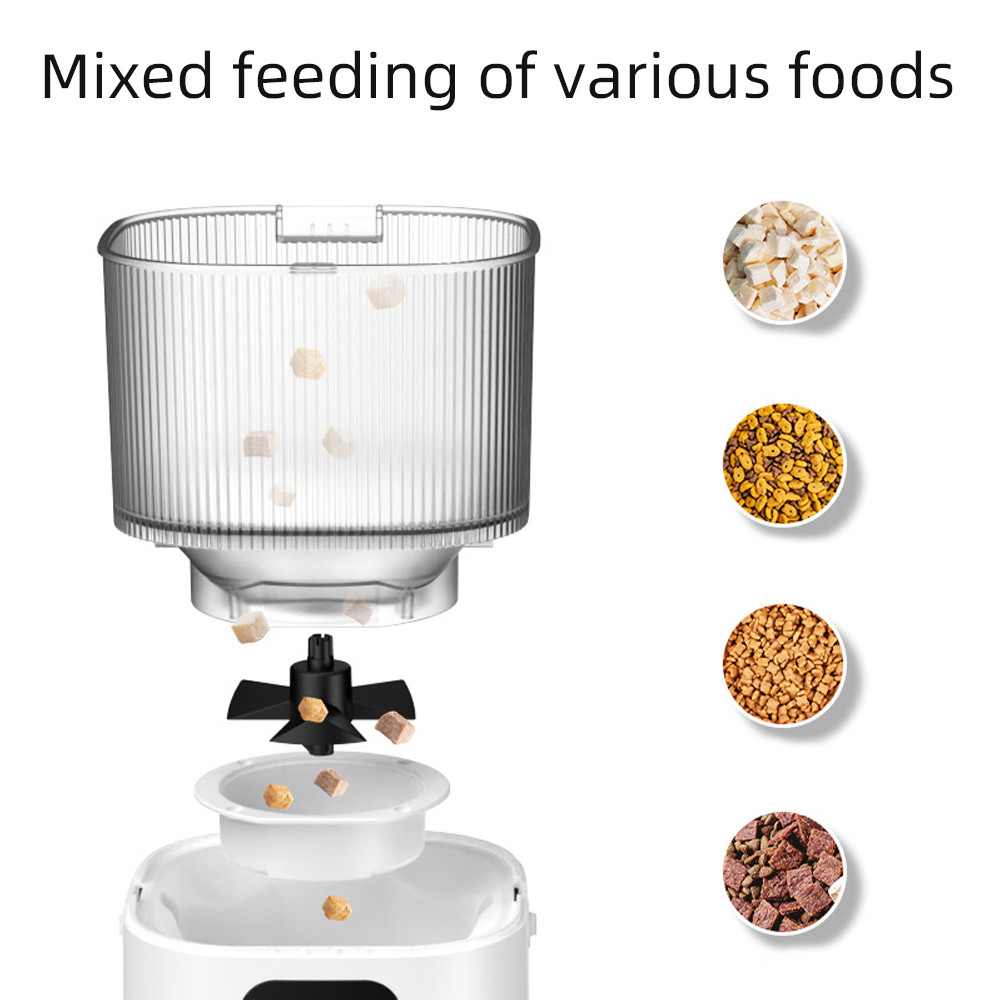 Automatic Cat Feeder Smart Pet Feeder With Camera App Timing Remote