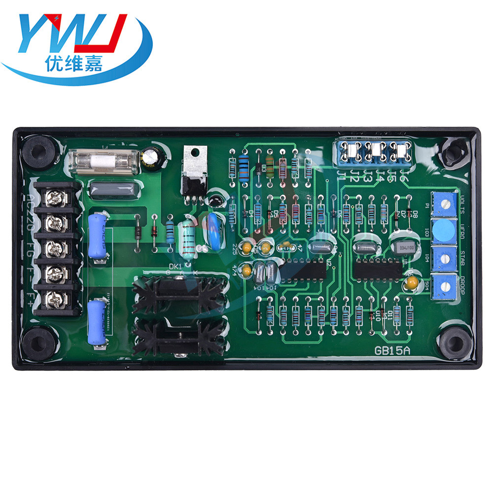 Universal Gb10B Gb15A Avr 3 Phase Brushless Brushless Diesel Generator Parts Excitation Voltage
