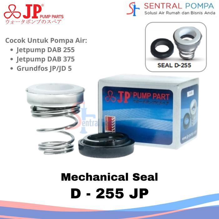 Seal D 255 JP Mechanical Seal / Shaft Seal D255 sil Pompa Air DAB Grundfos Shimizu Sentral Pompa