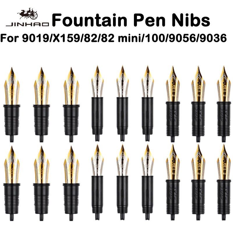 1/3 Pcs Jinhao For 9019/X159/82/82 /100/9056/9036 Fountain Pen Iridium Replaced Ef/F/M Nib