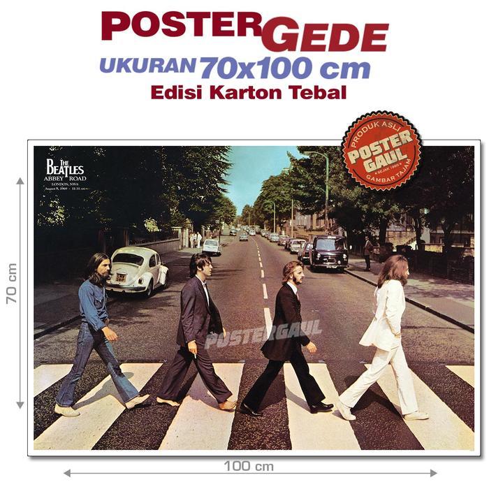 Poster THE BEATLES #R34: ABBEY ROAD. - Gede 70 x 100 cm