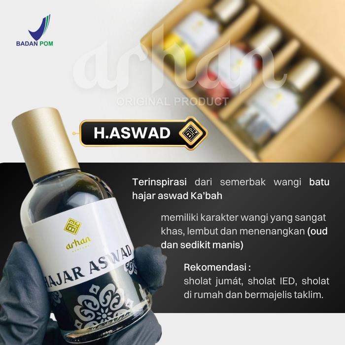 COUS- Arhan Parfum Hajar Aswad Rindu Tanah Suci Series 30 Ml Eau De Parfum