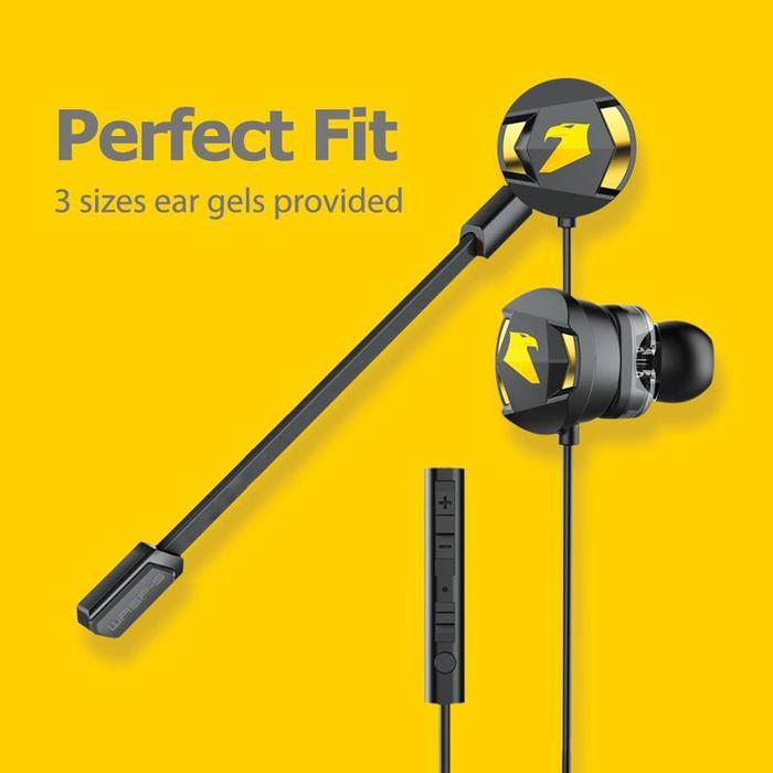 Armaggeddon Headset Mobile Gaming Earphone WASP 5 Dual MicULTRA BASS Microphone Pc