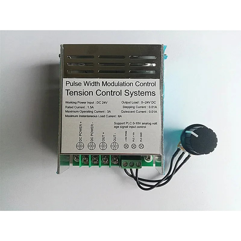Dc24V Dc Motor Speed Controller Supports Mcu Plc Analog Signal 0-10V Control Speed Control Pwm Speed