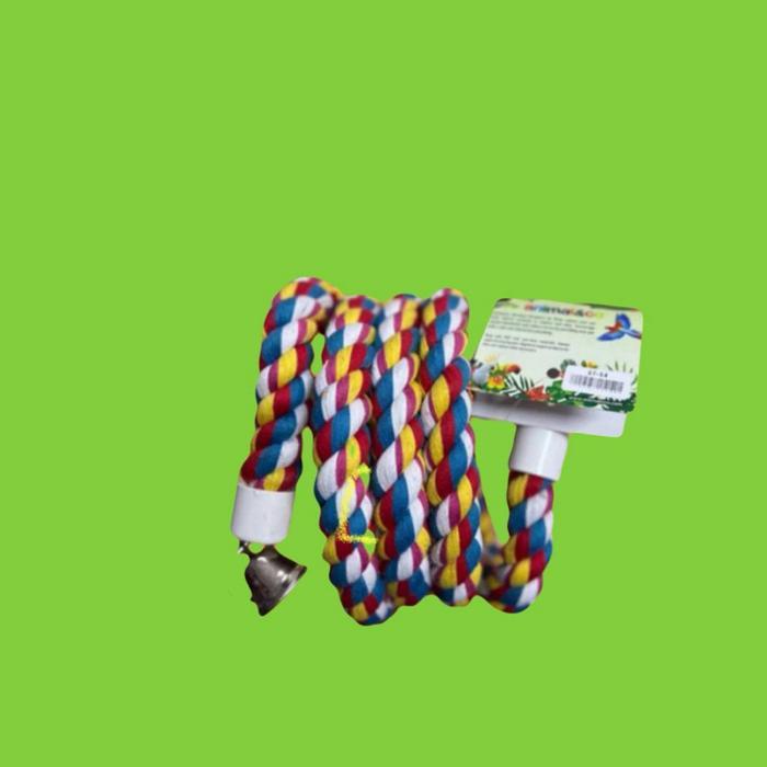 B10 Tali Mainan Parrot Burung Macaw Afgrey Kakatua Conure Falk