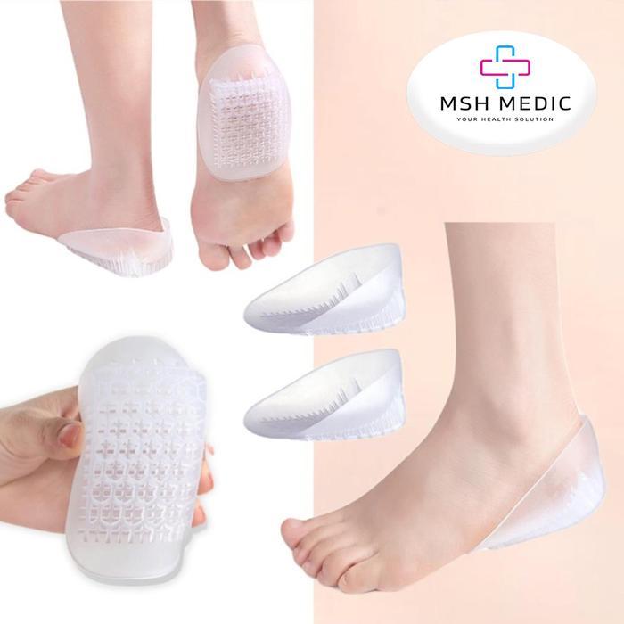 Gel Silikon Penopang Nyeri Tumit - Bantalan Pijat Tumit Kaki