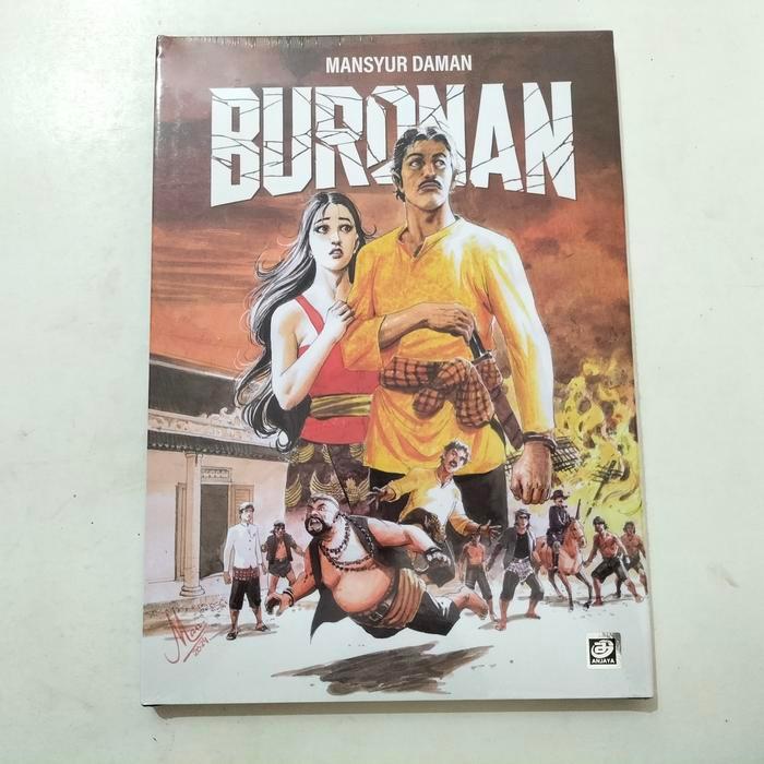 Komik Buronan (Edisi Cetak Ulang Lengkap - Hard Cover), Karya Mansur Daman