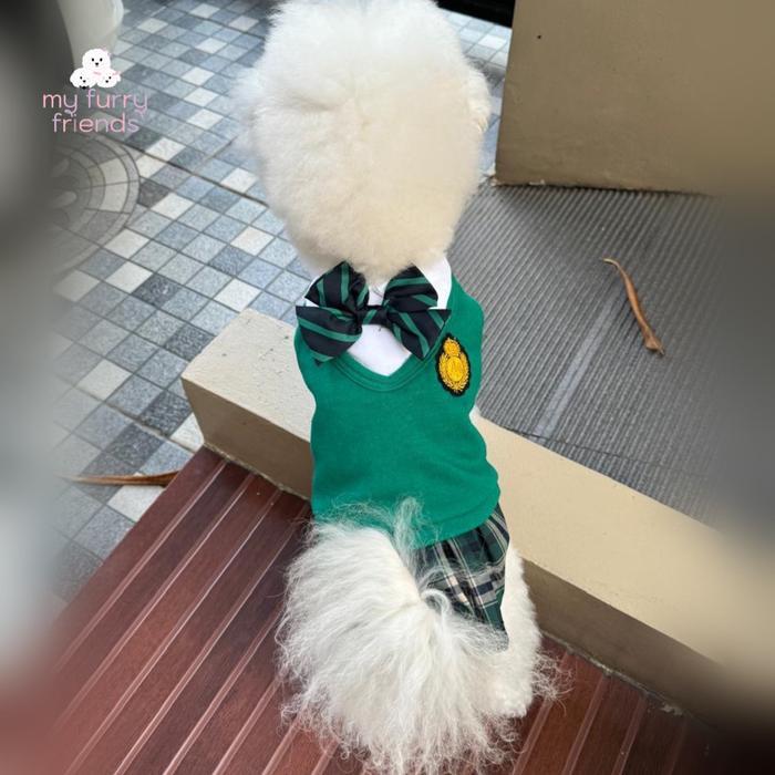 KOREAN SCHOOL UNIFORM FOR DOGS BAJU SERAGAM SEKOLAH ANJING MADE IN KOREA