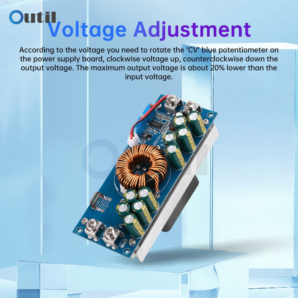 500W 20A/800W 25A/1200W 30A Dc-Dc Step Down / Step Up Buck Converter Ule Dc15V-90V To Dc2.5V-72V