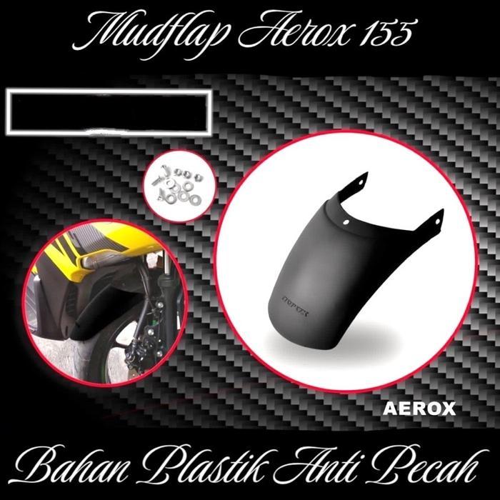 Pesona Jaya Motor Mudflap Sambungan Spakbor Depan Aerox 155 Mud Flap Aerox 155 Bahan Plastik Abs