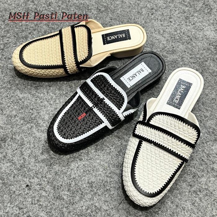 TERMURAH BALANCE 2401 SIZE 36-41/Sepatu Sandal Loafers Wanita Sendal Selop Karet Shoes Jelly