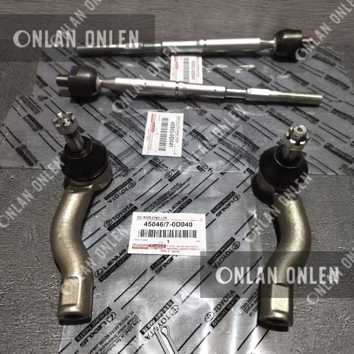 Rack End Long & Tie Rod Pendek All New Yaris 2013 2014 2015 2016 2017
