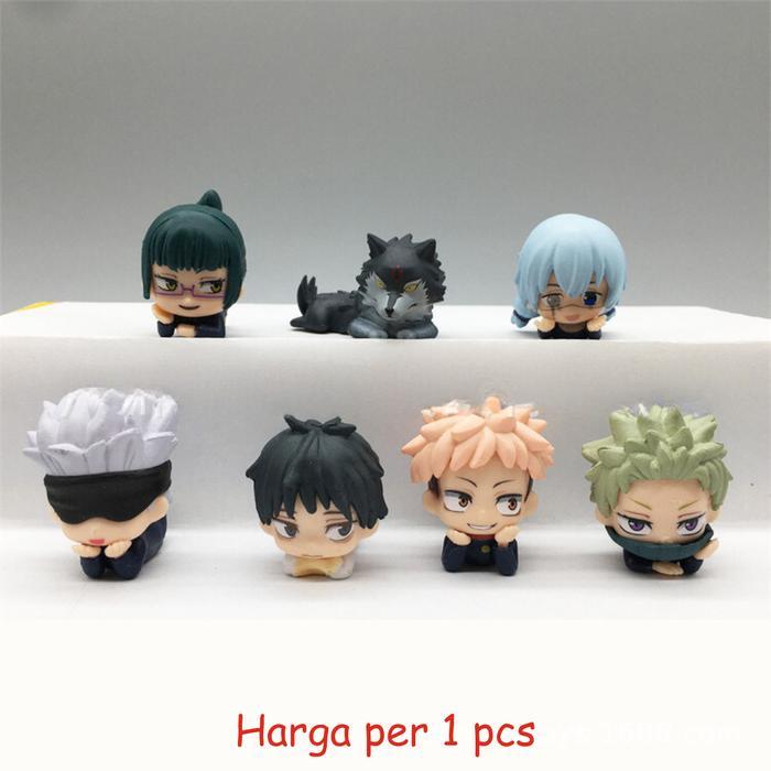 8a0r- [Randomfinds] Blind Box Karakter Jujutsu Kaizen / Jjk / Gojo Nanami Megumi Geto / Cute