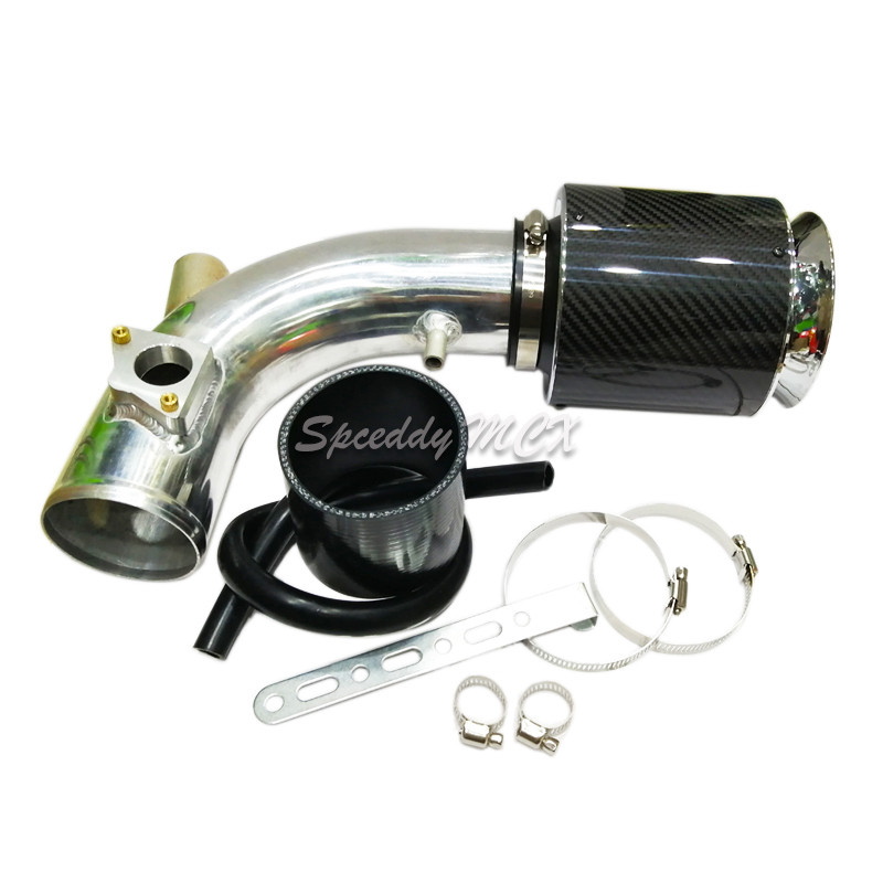 Filter Udara Karbon Aliran Tinggi Mobil Pipa Asupan Udara Kepala