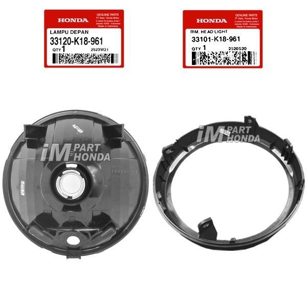 Paling Berkualitas 33101-K18-961 33120-K18-961 Paket Rim Ring & Lampu Depan Cb150 Verza Terlaris