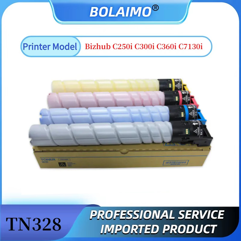 4Pcs Tn328 Toner Cartridge For Konica Minolta Bizhub C250I C300I C360I C7130I High Quality Japan
