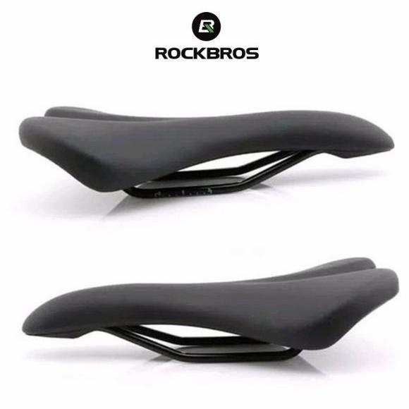 (COD) SADEL SEPEDA ROCKBROS 1020C MTB ROADBIKE LIPAT SELI HITAM COKLAT