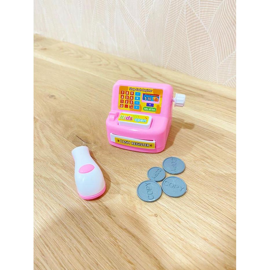 mainan kasir Lk15 casir / mainan kasir kasiran set lengkap ukuran mini - mainan anak anak mainan