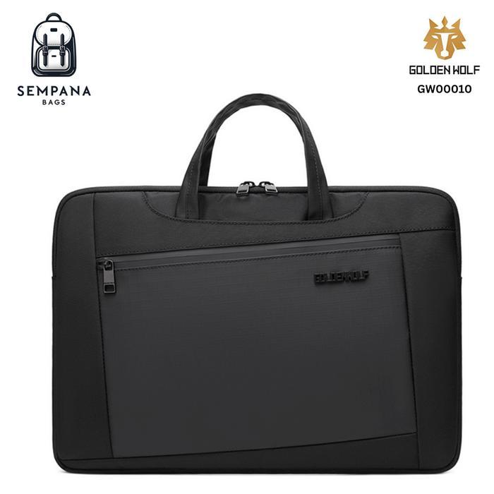 GOLDEN WOLF GW00010 - Tas Kantor / Tas Laptop - Hitam