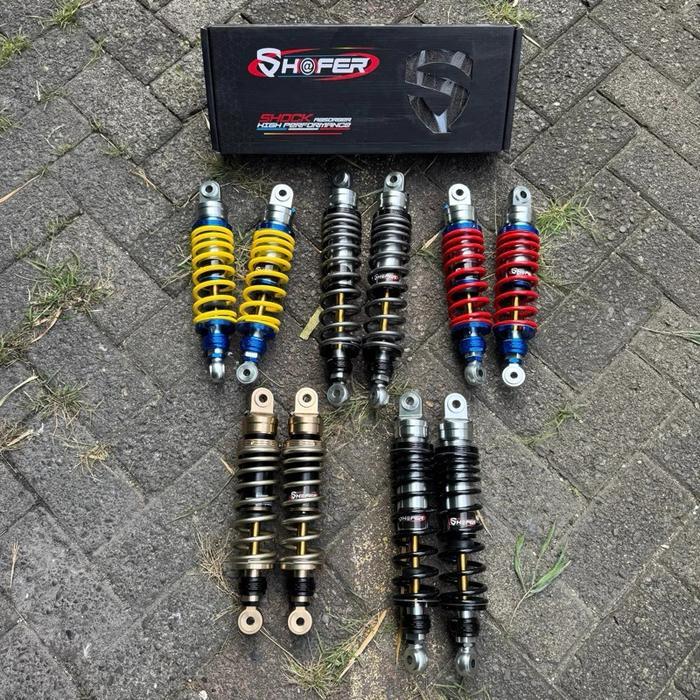 Shock Shockbreaker Shafer Original Klik Rebound Fungsi Non Tabung Bebek Matic Ukuran 280Mm 320Mm
