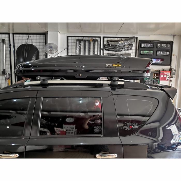 Roof Box Otorack Solitaire Series 650L RoofBox Rack Bagasi Atas Mobil - Putih