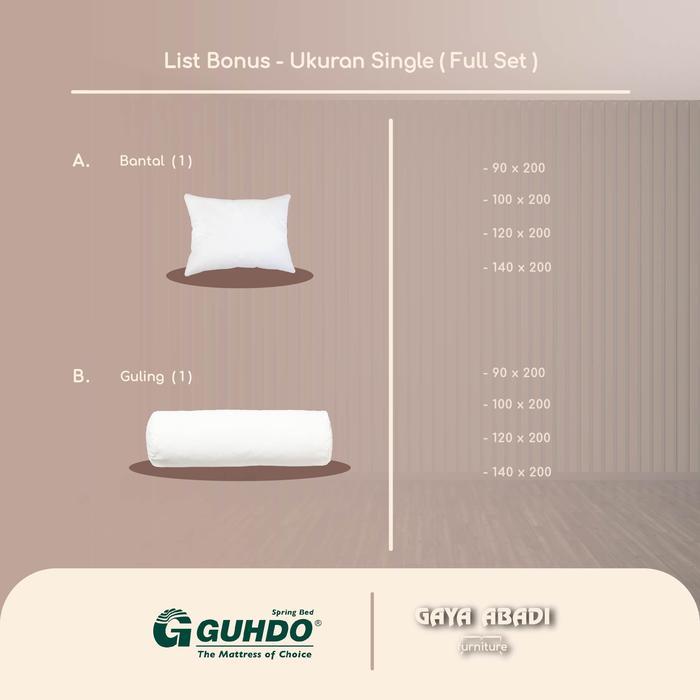 Springbed Guhdo Indulgence / Kasur Guhdo Indulgence - Guhdo Springbed