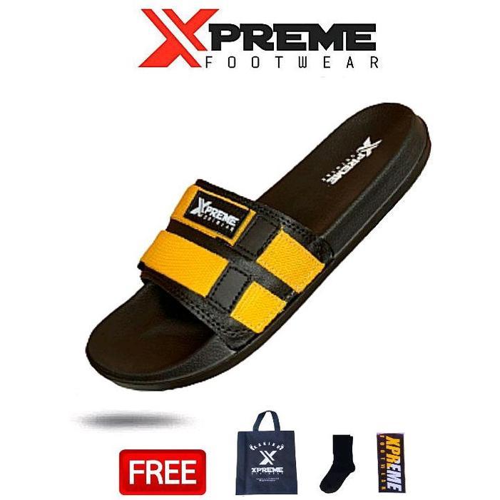 TERMURAH SANDAL SELOP PRIA WANITA XPREME FOOTWEAR - SANDAL SLIDE PRIA WEBING VELCRO ORIGINAL Shoes