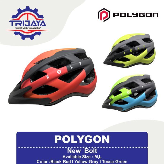HELM SEPEDA POLYGON NEW BOLT HELM SEPEDA