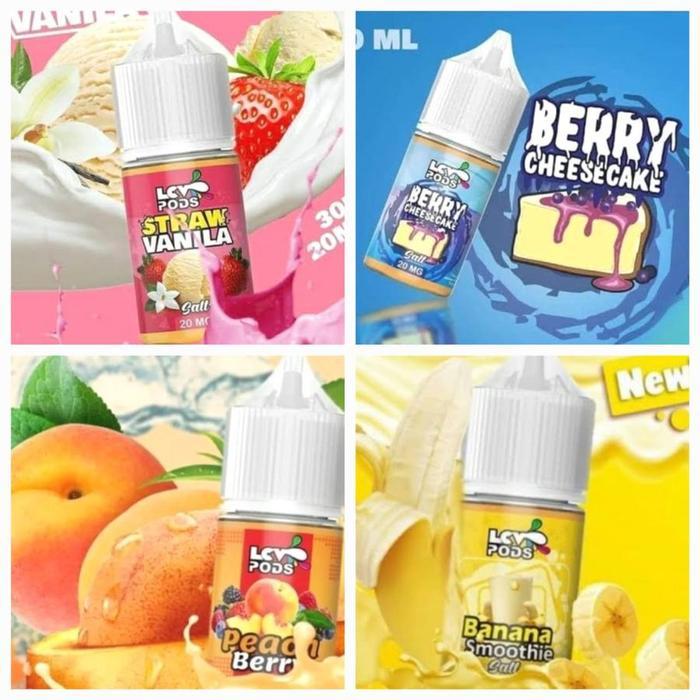 LCV PODS LYCHEE ICE 30ML 20MG SALT BY LCV JUICE