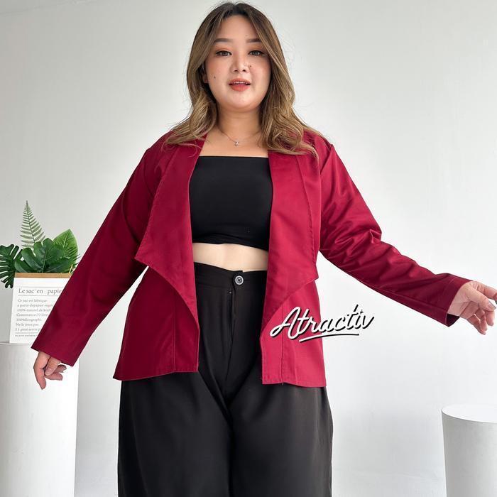 ATRACTIV BLAZER LAYER BLAZER FORMAL JUMBO LD120 LD135 LD142 OUTER TEBAL WANITA JAS KANTOR