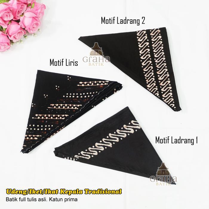 SIAPKIRIM Iket Udeng Ikat Kepala Batik Bakaran Pakaian Baju APati READY STOCK